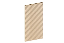 Skan Holz Seitenwand aus Lamellen B 113 x H 217 cm für Vordächer Fehmarn, Sellin, Prerow