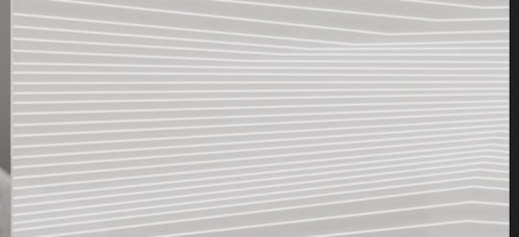 Griffwerk Glasschiebetür (ESG) VISION 560 ESG PURE WHITE matt 935x2058x8mm