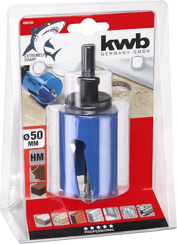 kwb HM bestückte Lochsägen Ø50 SB 499150