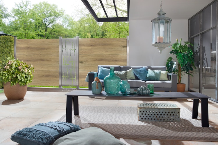 Traumgarten SYSTEM Board Keramik XL Zaunfeldset 1800 x 1800 mm