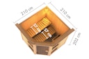 Vorschaubild Karibu Amelia 2 - Sauna mit Eckeinstieg 68 mm inkl. gratis Sauna-Zubehörset im Wert von 234,94 €