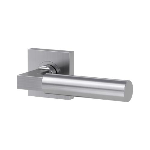 Griffwerk METRICO PROFESSIONAL Schraubtechnik GK4 -Edelstahl matt  Rosettengarnitur eckig -Schraubt. -OS