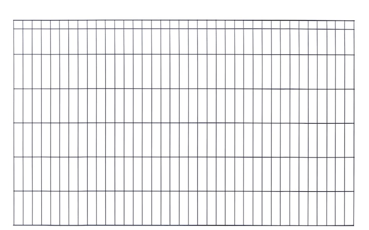 dz Zaunset MICHL 5/4/5 Pfosten VP mit Edelstahlplättchen