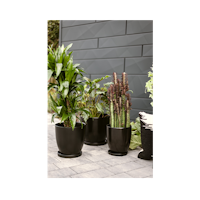 Wikholm form Design Untersetzer schwarz ⌀ 19/23/28,5 cm