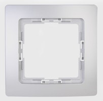 Kopp Abdeckrahmen PARIS 1-fach silber