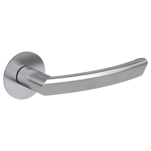 Griffwerk Jette JETTE CRYSTAL PIATTA S -Edelstahl matt Rosettengarnitur rund -Flachrosette -OS TS 37-45mm