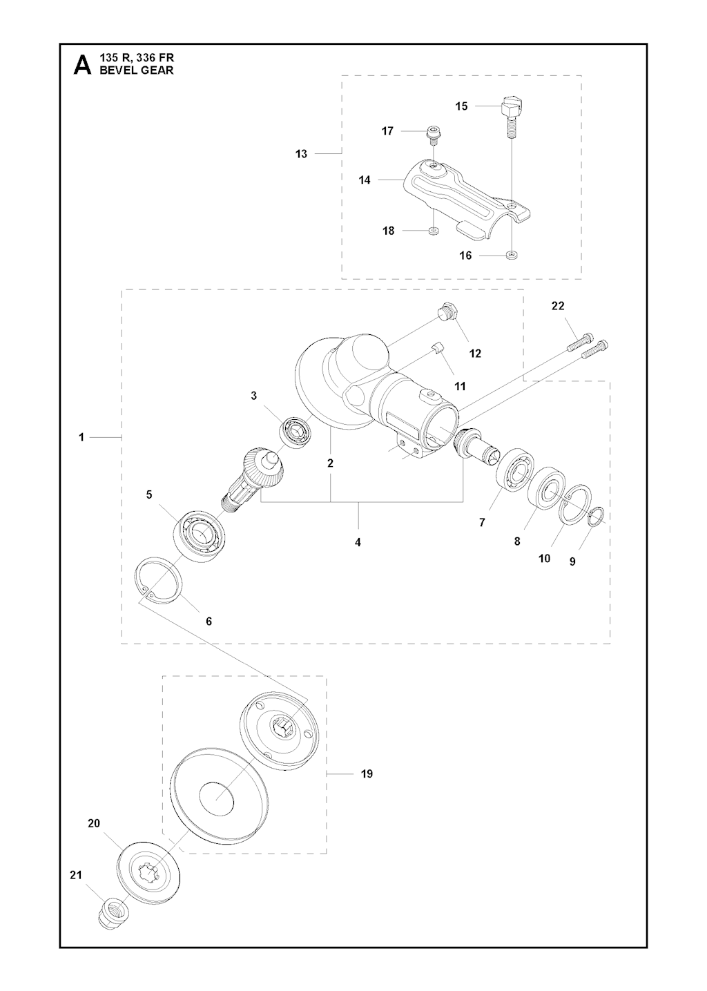 Explosionszeichnung Ersatzteile