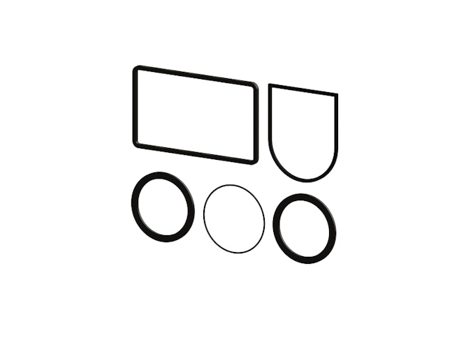 Kessel 70115 - Dichtungsset DN 100 für Staufix orange