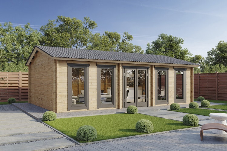 Wolff Finnhaus Ferienhaus Moma 43 - 70 mm