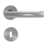 Griffwerk Türgriff LORITA PROFESSIONAL Schraubrosette- Edelstahl mattZubehörbild