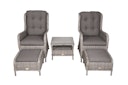 Vorschaubild Garden Pleasure Sessel-Set VALENCIA, Polyrattan / Kissen 100 % Polyester