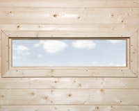 Weka Zusatz-Einzelfenster schmal für Weka Designhäuser 172 & 126 und Gartenlaube 657 und alle 21/28 mm Weka GartenhäuserZubehörbild