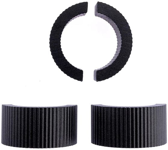 ErgoTec Reduzierhülse Aluminium 22,2 auf 31,8 mm schwarz