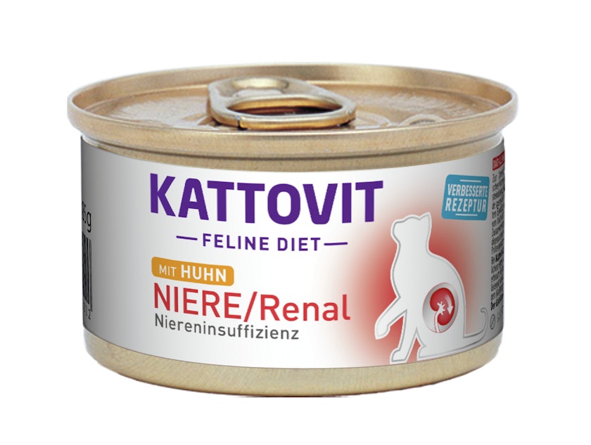 KATTOVIT Feline Diet Niere/Renal 85g Dose Katzennassfutter DiätnahrungVorschaubild