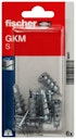 Vorschaubild FISCHER Gipskartondübel Metall GKM S mit Schraube 6St 90917
