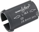 Vorschaubild by,schulz Reduzierhülse Speedlifter Ø 24,4/24,6 mm schwarz 39,5 lang
