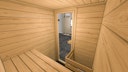 Vorschaubild Weka Sauna Valida Gr. 1 mit Glastür - Massivholzsauna 38 mm