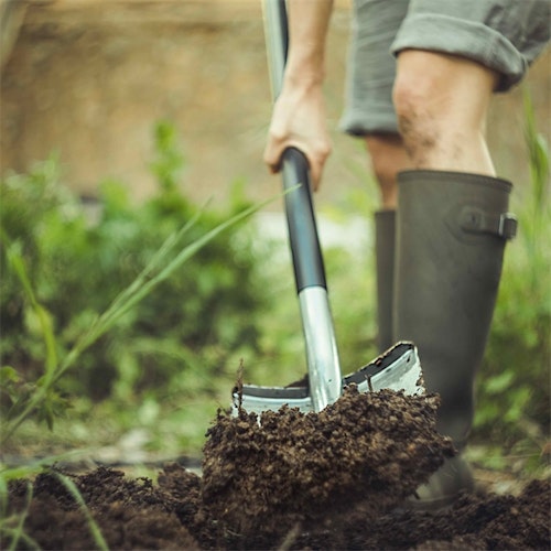 Fiskars Ergonomic Gärtnerspaten spitz