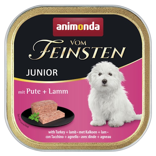 animonda Vom Feinsten Junior 150g Schale Hundenassfutter