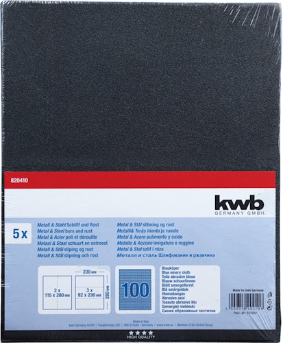 kwb 5 Schleifbogen Blauköper K100 820410