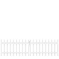 Traumgarten LONGLIFE CARA XL Doppeltor 3100 x 900 mm Gerade