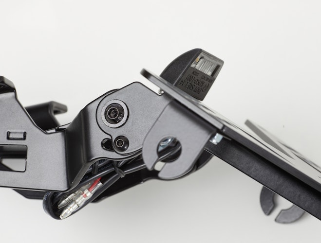 PROTECH X-SHAPE Kennzeichenhalter SET mit Reflektor und Beleuchtung Alu & Stahl Schwarz für HONDA CB500F, CB500 Hornet, CBR500R