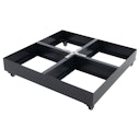 Vorschaubild doppler Rollsockel-Rahmen ACTIVE EASY PUSH, Stahl / Kunststoff Anthrazit