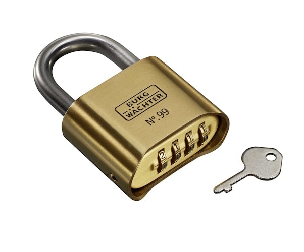 Burg Wächter Zahlen-Vorhangschloss No. 99 Ni 50 SB
