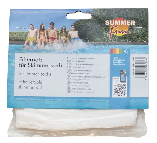 Summer Fun Filternetz für Skimmerkorb 3er Pack