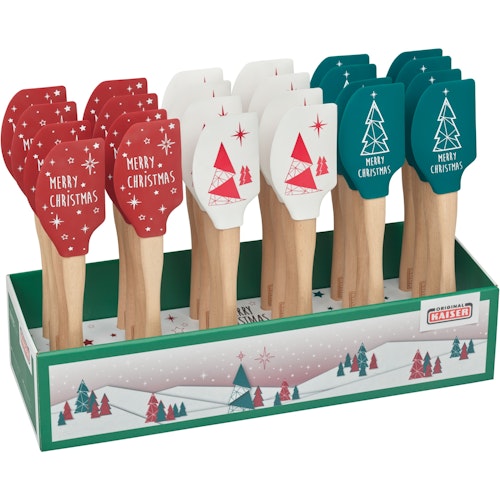 Kaiser Thekendisplay Teigschaber Xmas, 24 Stück