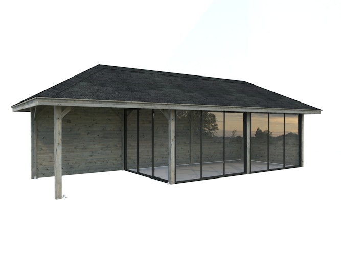 Palmako Pavillon Bianca 24,9 m² Set 217 Slide - 28 mm