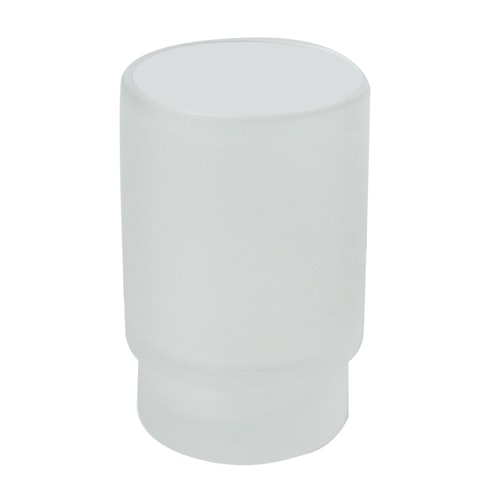 Bravat Glas für Glashalter Varuna und Quaruna, mineralweiß