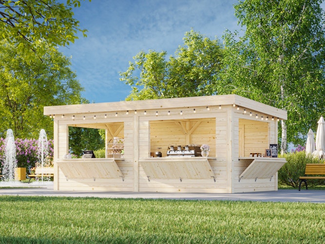 Palmako Marktstand Connect Lenna 16,6 m² SET 312