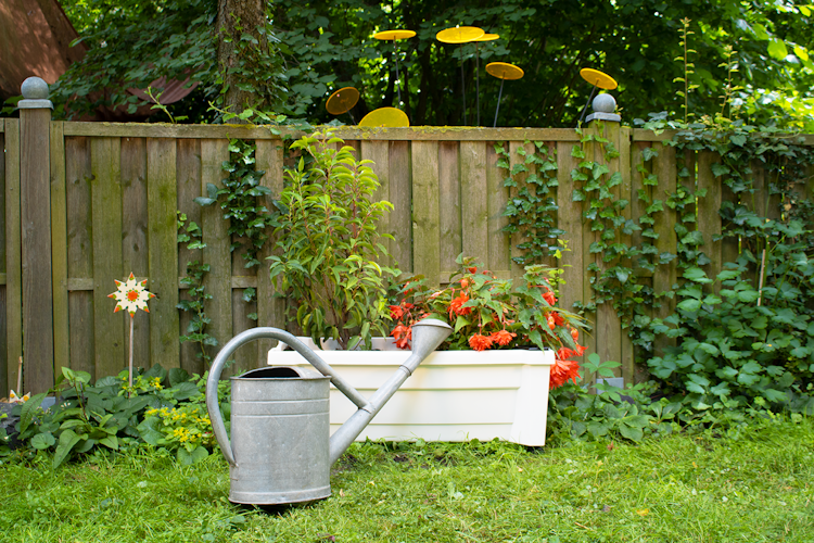 KHW Calypso Pflanzkasten auf Rollen mit Bewässerungssystem