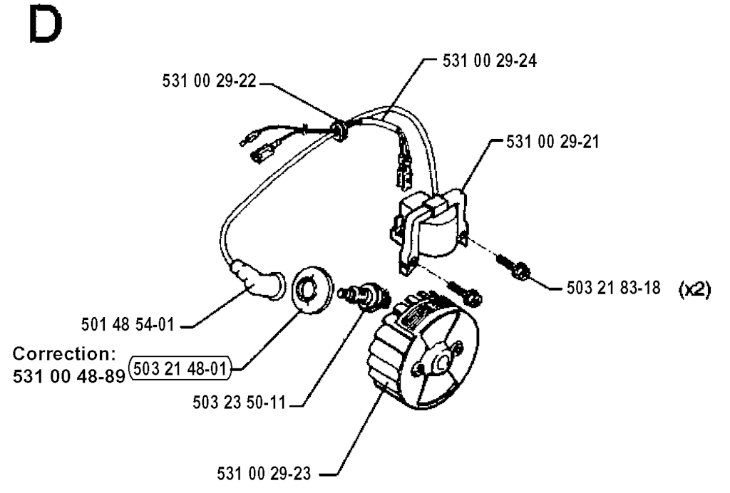 Explosionszeichnung Ersatzteile