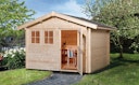 Vorschaubild Weka 45 mm Gartenhaus 139 mit Vordach (20 cm)