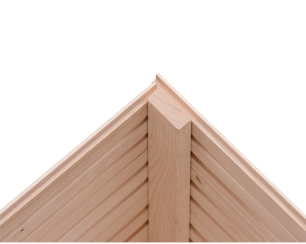 Karibu Eco Gartenhaus Merseburg 6 inkl. Anbaudach - Sparset