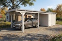 Vorschaubild Skan Holz Emsland - Flachdach Carport aus Leimholz Breite 340 cm
