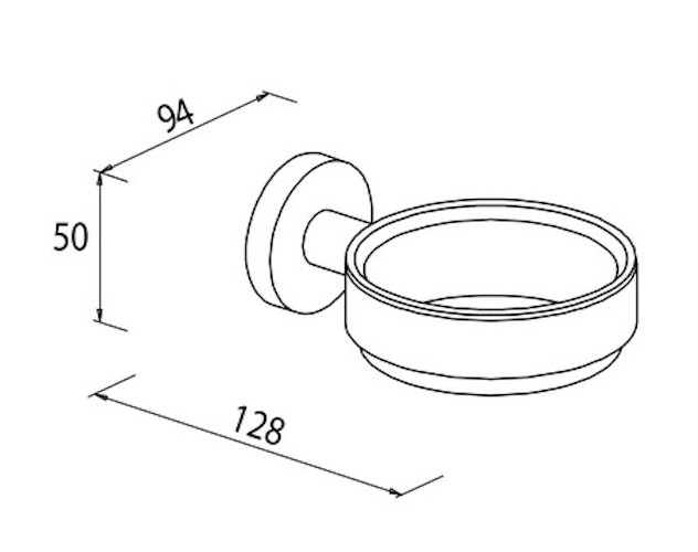 Bravat Haartrocknerhalter Varuna, chrom