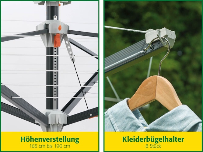 Juwel Wäschespinne FUTURA ELEGANT XXL LIFT