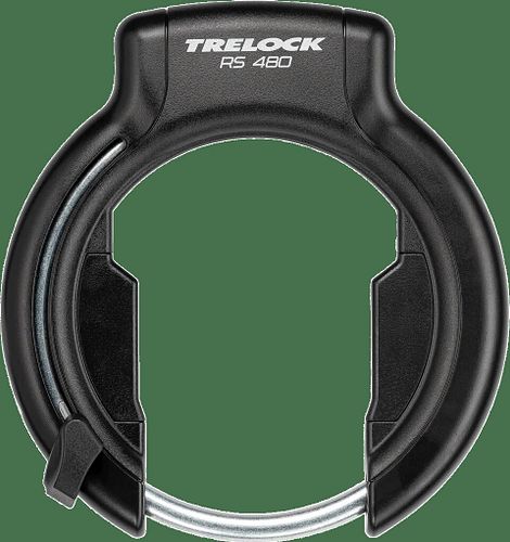Trelock Rahmenschloss-Set RS 480 XL 100 cm schwarz-rot