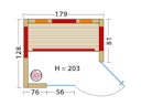 Vorschaubild Infraworld Infrarotkabine TrioSol Unica 3 inkl. 5-teiligem gratis Zubehörset