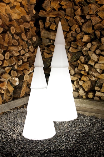 8 seasons design LED-Dekoleuchte Shining Tree rund (WW), verschiedene Größen