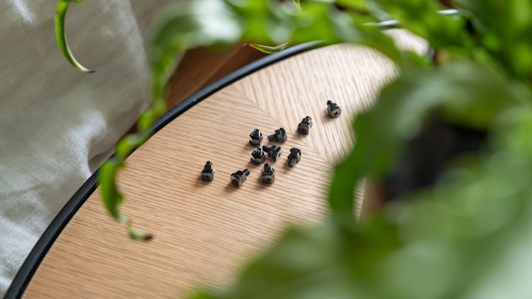 Vitavia Stahlschrauben- und Mutternsatz quadratisch, schwarz (10 Stück)