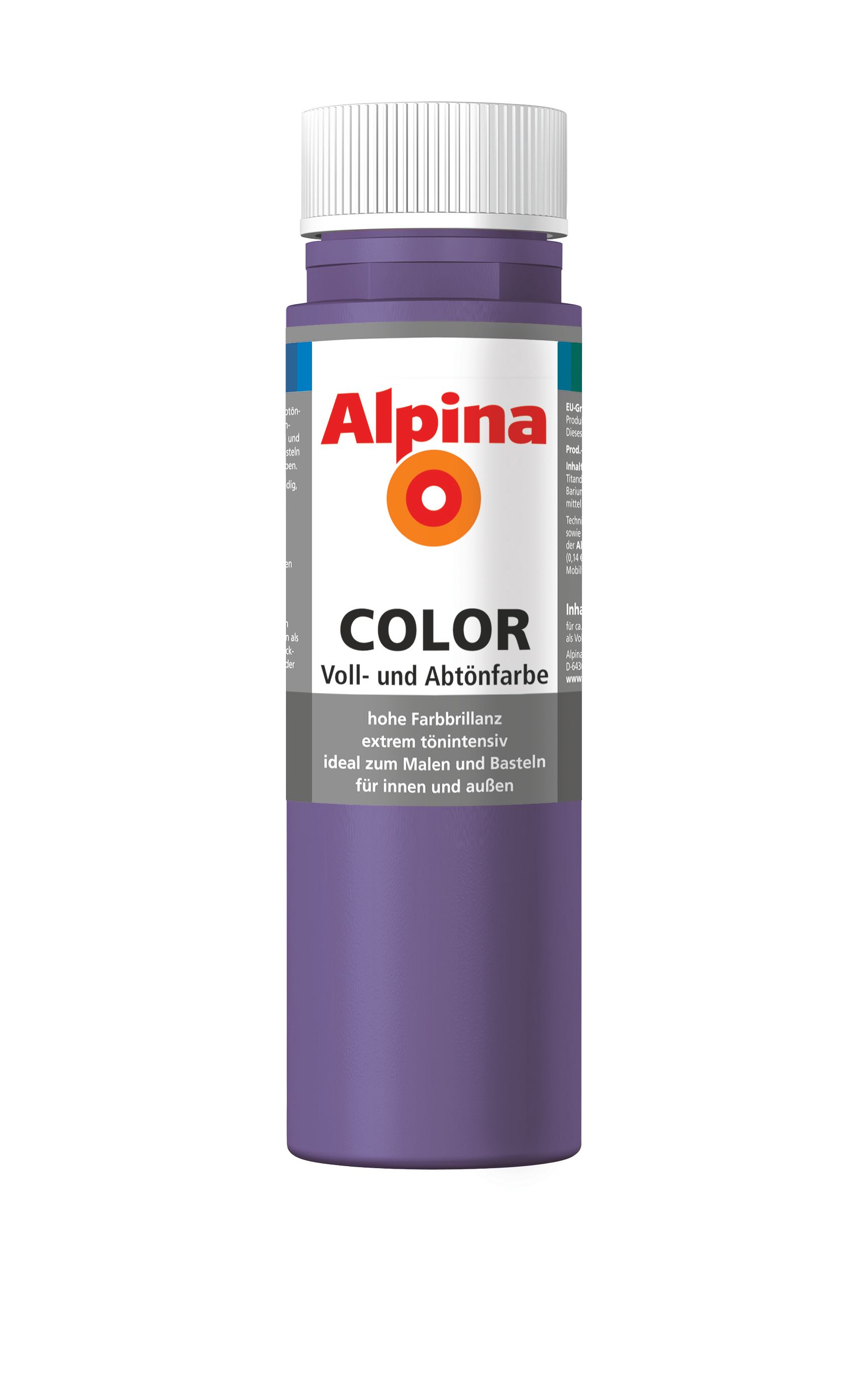 Alpina Color Abtönfarbe "Sweet Violet"