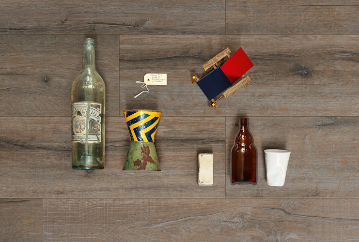 HANDMUSTER MEISTER Designboden MeisterDesign. next DD 500 S 6986 Altholzeiche lehmgrau Authentic Wood-Struktur