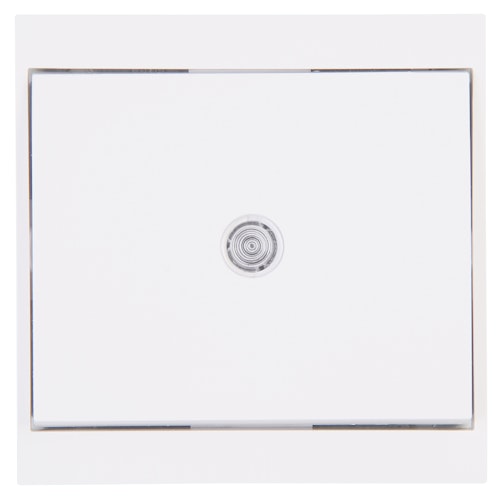 Kopp Universalschalter MALTA arktis-weiß, beleuchtet