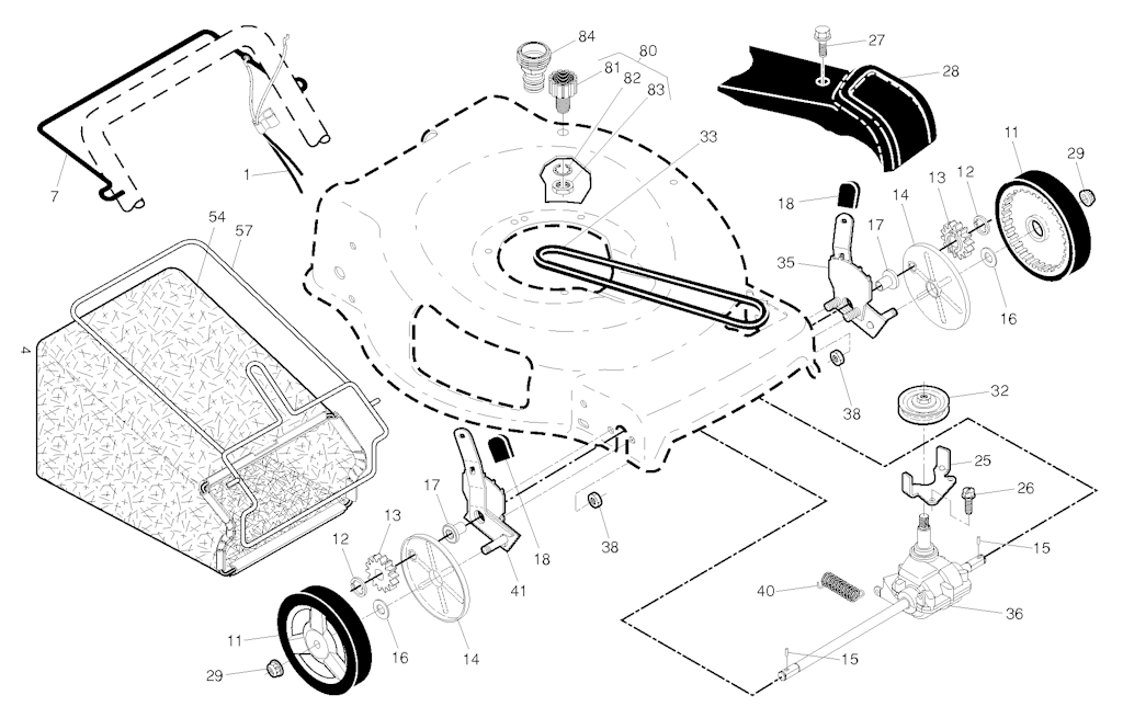 Explosionszeichnung Ersatzteile