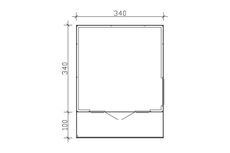 Skan Holz Gartenhaus Tokio 2 - 19 mm