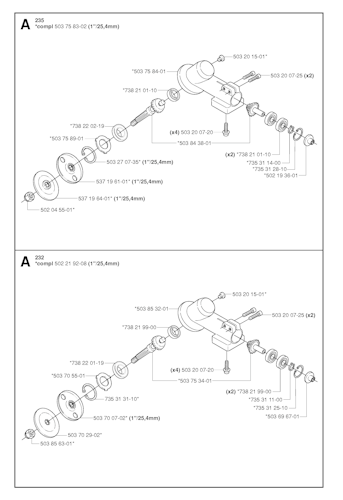 Husqvarna Motorsensen/Freischneider 235 R, 20060100001-20061400000